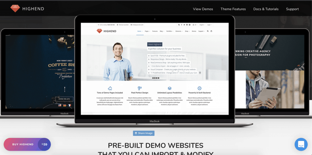 highend wordpress theme review