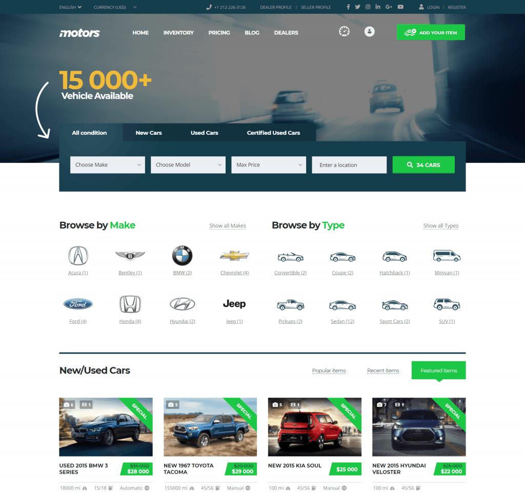 Motors by StylemixThemes review