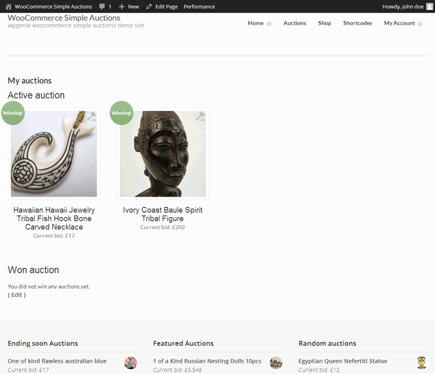WooCommerce Simple Auctions review