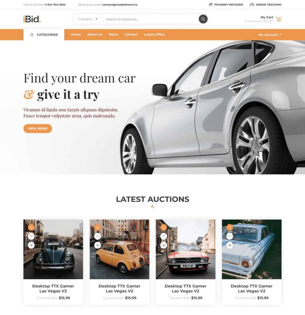 iBid by modeltheme review